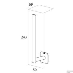 Reserverolhouder Tiger Colar Geborsteld RVS 15 Reserverolhouder Tiger Colar Geborsteld RVS -Goedkope Stijl Baden Winkel 4008911312416 6