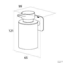 Zeepdispencer Tiger Colar Geborsteld RVS -Goedkope Stijl Baden Winkel 4008911313413 5