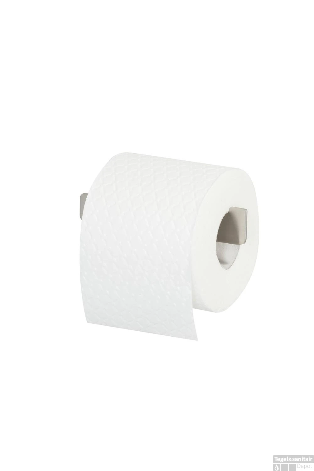 Toiletrolhouder Tiger Colar L Vorm Geborsteld RVS 4 Toiletrolhouder Tiger Colar L Vorm Geborsteld RVS - Afbeelding 2