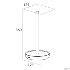 Vrijstaande Reserverolhouder Tiger Urban Mat Wit 14 Vrijstaande Reserverolhouder Tiger Urban Mat Wit -Goedkope Stijl Baden Winkel 4008911315066 13
