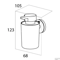 Zeepdispencer Wand Tiger Urban Mat Zwart -Goedkope Stijl Baden Winkel 4008911316018 11