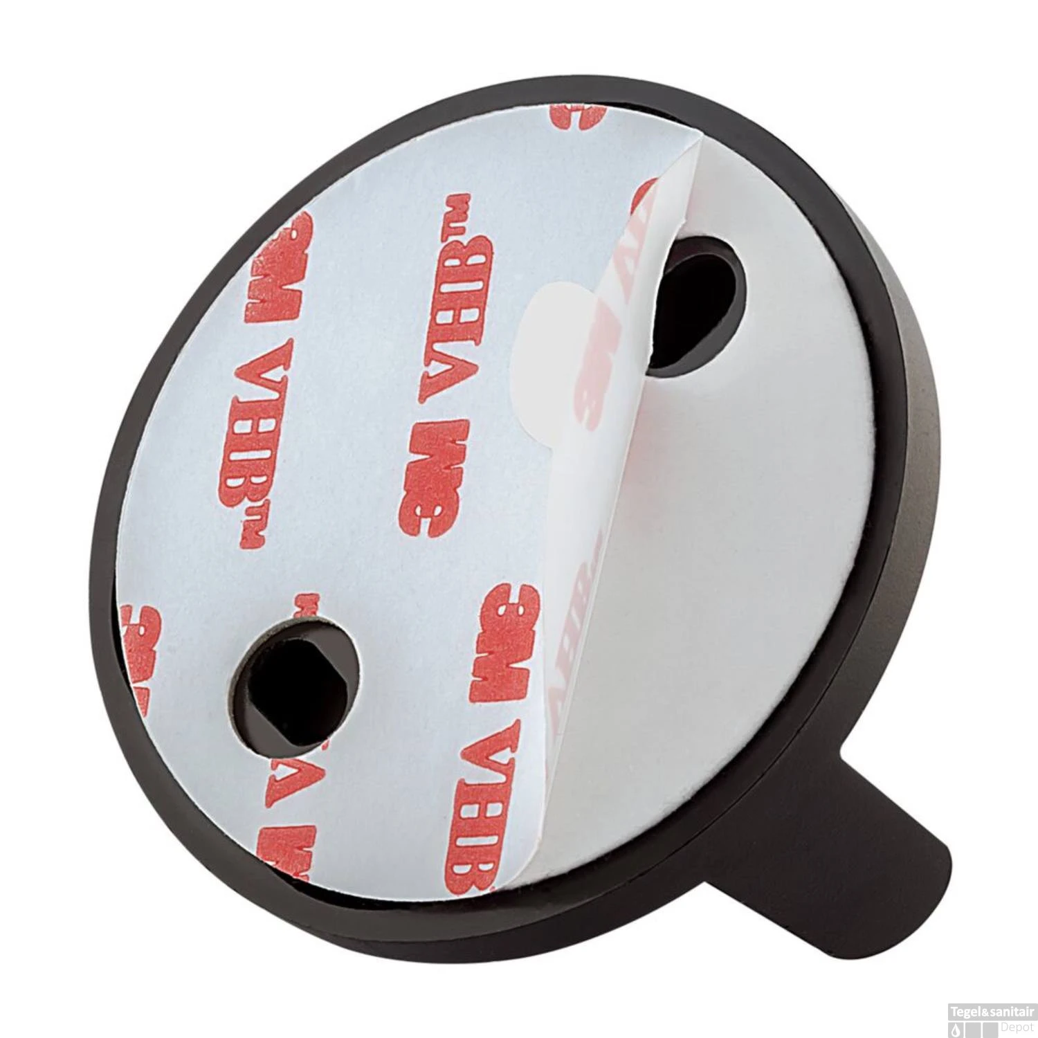 Toiletrolhouder Tiger Tune Mat Zwart 7 Toiletrolhouder Tiger Tune Mat Zwart - Afbeelding 5