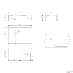 Fontein Planchet Best Design Malo Solid Surface 40x21x10 Cm Glans Wit -Goedkope Stijl Baden Winkel 4010320 fontein planchet best design malo solid surface 40x21x10 cm glans wit tech