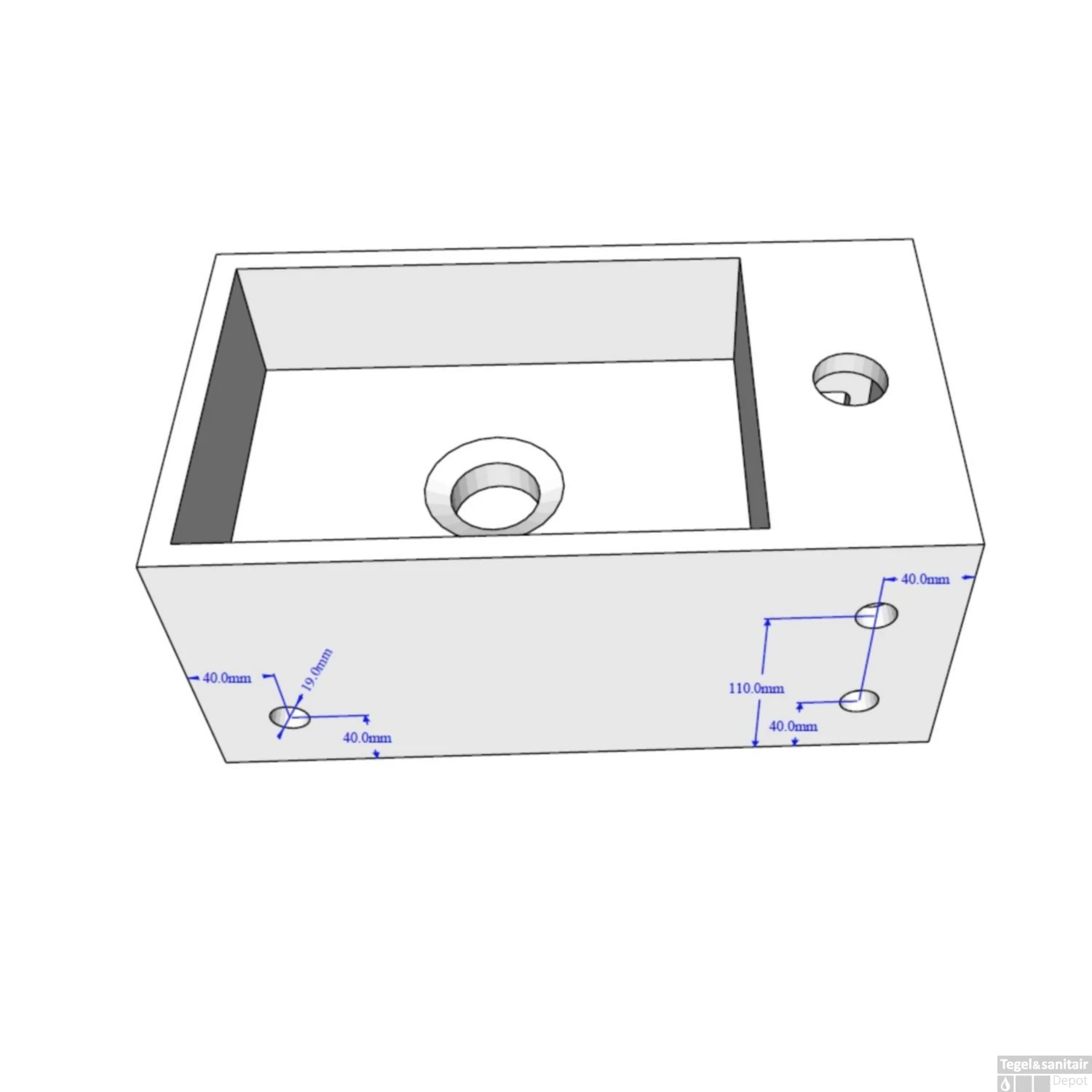 Fontein Met Handdoekhouder Wiesbaden Solid Surface (kraangat Links) 35.6x20.3x15.9 Cm 6 Fontein Met Handdoekhouder Wiesbaden Solid Surface (kraangat Links) 35.6x20.3x15.9 Cm - Afbeelding 4