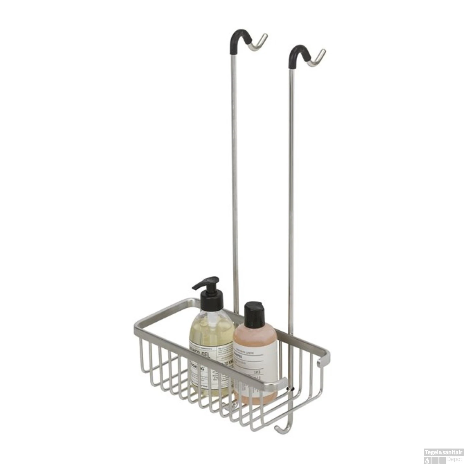 Douchekorf Tiger Exquisit RVS Geborsteld 3 Douchekorf Tiger Exquisit RVS Geborsteld