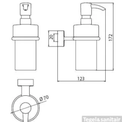 Emco Rondo 2 Zeepdispenser Chroom 5 Emco Rondo 2 Zeepdispenser Chroom -Goedkope Stijl Baden Winkel 57476