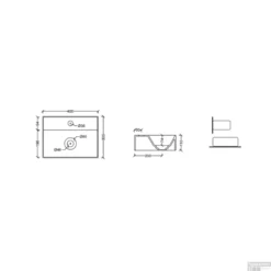 Salenzi Fonteinset Spy Mat Antraciet 40x30 Cm Chroom (Keuze Uit 20 Kranen) -Goedkope Stijl Baden Winkel 5aa5 spy 40x30 tech 9