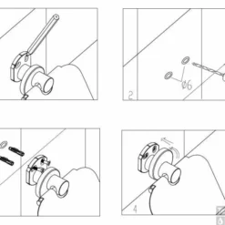 B&w-luxury Pretty Reserverolhouder Chroom -Goedkope Stijl Baden Winkel 62050