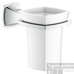 Grohe Grandera Glashouder Met Glas Chroom
