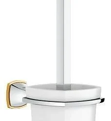 Grohe Grandera Closetborstelhouder Chroom-goud