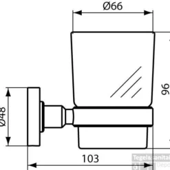 Ideal Standard Iom Glashouder Met Glas Chroom-mat Glas 5 Ideal Standard Iom Glashouder Met Glas Chroom-mat Glas -Goedkope Stijl Baden Winkel 63405