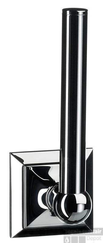 Emco Classic Reserverolhouder Met Afdekroset Vierkant Chroom 3 Emco Classic Reserverolhouder Met Afdekroset Vierkant Chroom