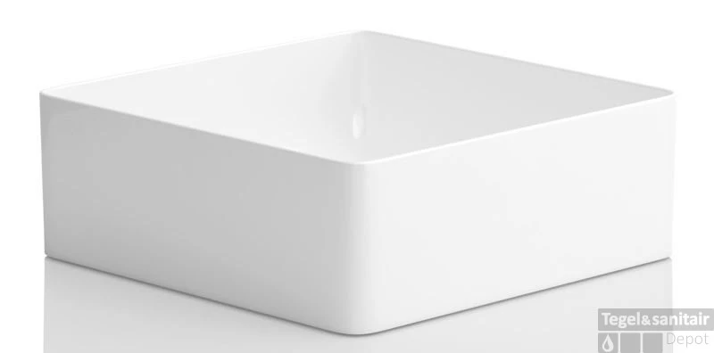 Laufen Living Square Wastafel 36x36 Cm. Z/kr.gat Z/overl.saphirkeramiek Wit 3 Laufen Living Square Wastafel 36x36 Cm. Z/kr.gat Z/overl.saphirkeramiek Wit