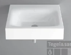 Bette Lux Wastafel 80x47.5x14 Cm. Zonder Kraangat Wit