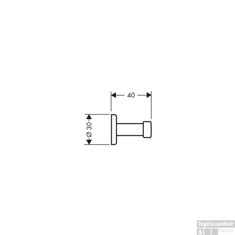 Axor Uno Washandhaakje Chroom 4 Axor Uno Washandhaakje Chroom - Afbeelding 2