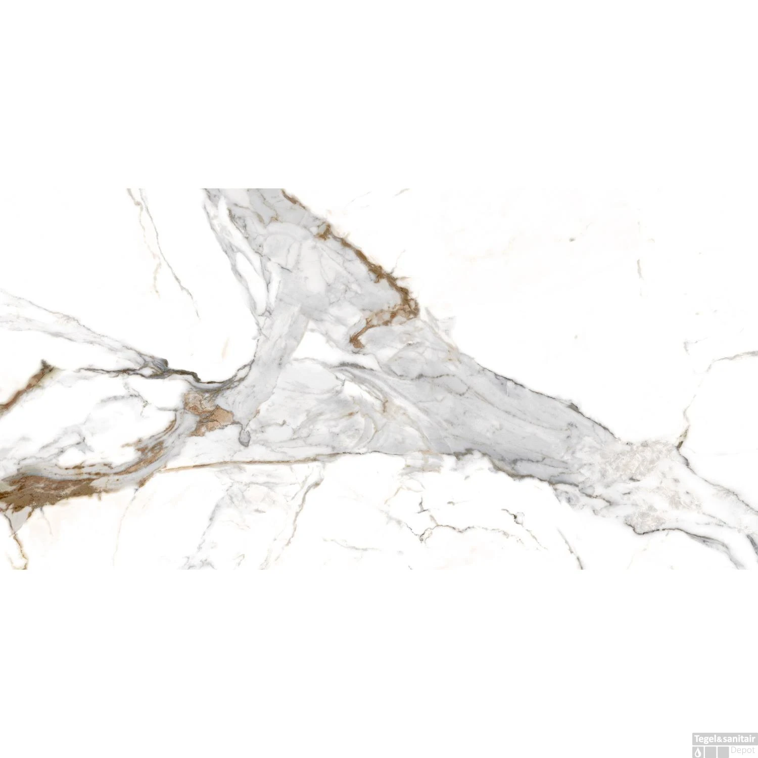 Vloertegel Navarti Aeris Marmerlook Glans 60x120 Cm (Doosinhoud 1.44m²) 4 Vloertegel Navarti Aeris Marmerlook Glans 60x120 Cm (Doosinhoud 1.44m²) - Afbeelding 2