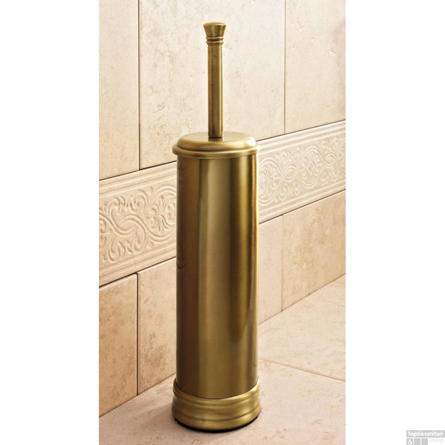 Toiletborstelhouder Sapho Gedy Vrijstaand Rond 41x8.9 Cm Brons 4 Toiletborstelhouder Sapho Gedy Vrijstaand Rond 41x8.9 Cm Brons - Afbeelding 2