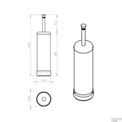 Toiletborstelhouder Sapho Gedy Vrijstaand Rond 41x8.9 Cm Brons 7 Toiletborstelhouder Sapho Gedy Vrijstaand Rond 41x8.9 Cm Brons -Goedkope Stijl Baden Winkel 753344 toiletborstelhouder sapho gedy vrijstaand rond 41x8.9 cm brons 2