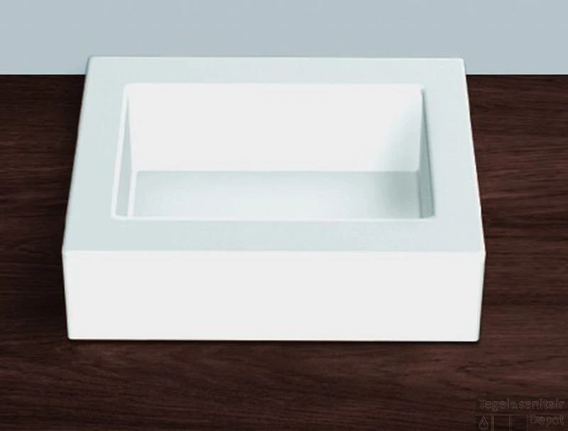 Alape Ab Serie Opzet Wastafel 32,5x32,5x9 Cm. Wit 3 Alape Ab Serie Opzet Wastafel 32,5x32,5x9 Cm. Wit