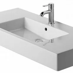 Duravit Vero Meubelwastafel Met Wondergliss 105x49x17 Cm Keramiek Glanzend Wit