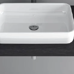 Bette Art Opzet Wastafel 60x40x11 Cm. Zonder Kraangat Wit