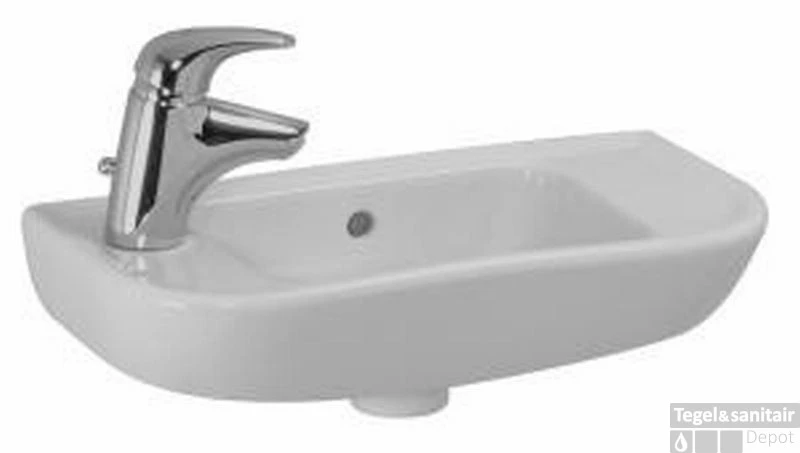 Laufen Pro B Fontein 50x25 Cm. Kraangat Links Wit 3 Laufen Pro B Fontein 50x25 Cm. Kraangat Links Wit