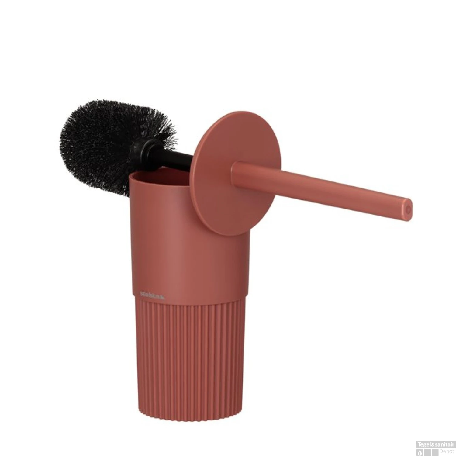 Toiletborstel Met Houder Vrijstaand Sealskin Brave Donkerroze 7 Toiletborstel Met Houder Vrijstaand Sealskin Brave Donkerroze - Afbeelding 5