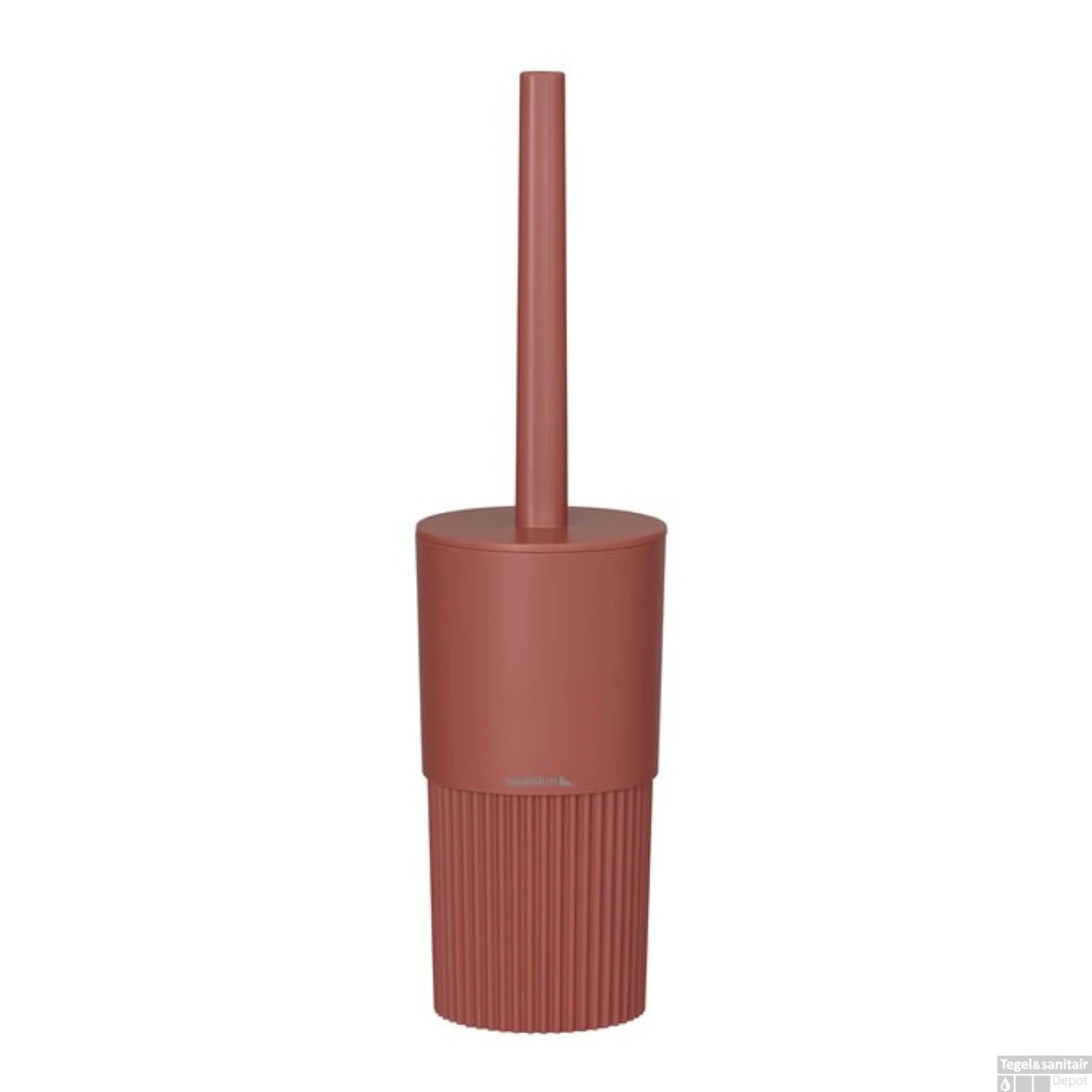 Toiletborstel Met Houder Vrijstaand Sealskin Brave Donkerroze 4 Toiletborstel Met Houder Vrijstaand Sealskin Brave Donkerroze - Afbeelding 2
