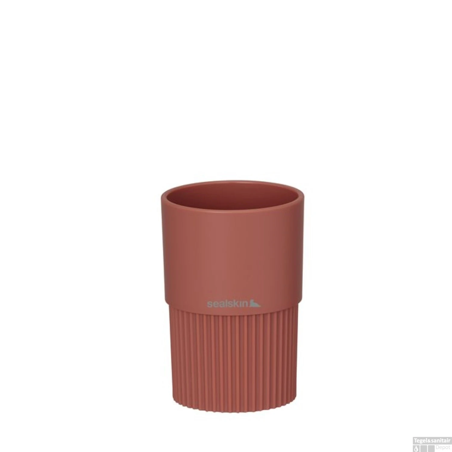 Tandenborstelbeker Sealskin Brave Vrijstaand Donkerroze 4 Tandenborstelbeker Sealskin Brave Vrijstaand Donkerroze - Afbeelding 2