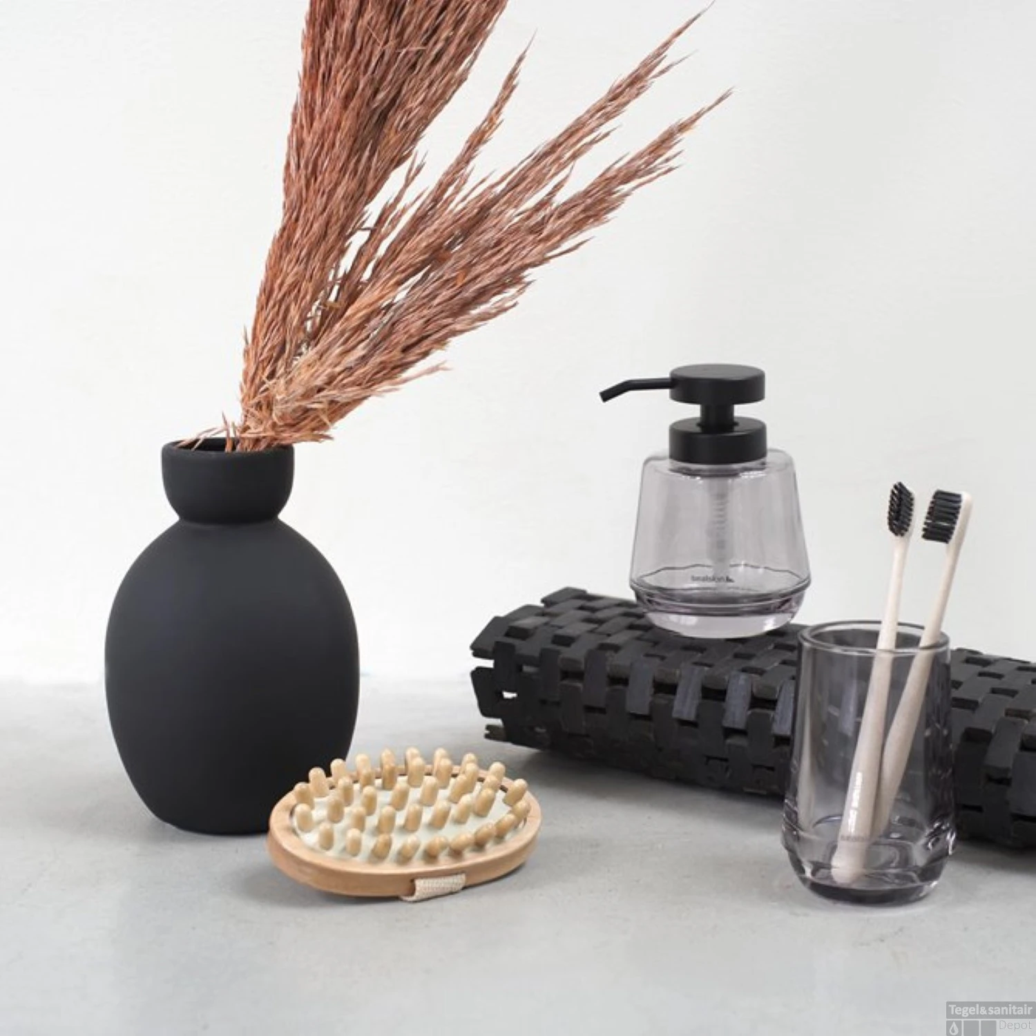 Zeepdispenser Vrijstaand Sealskin Mood 380 Ml Grijs 9 Zeepdispenser Vrijstaand Sealskin Mood 380 Ml Grijs - Afbeelding 7