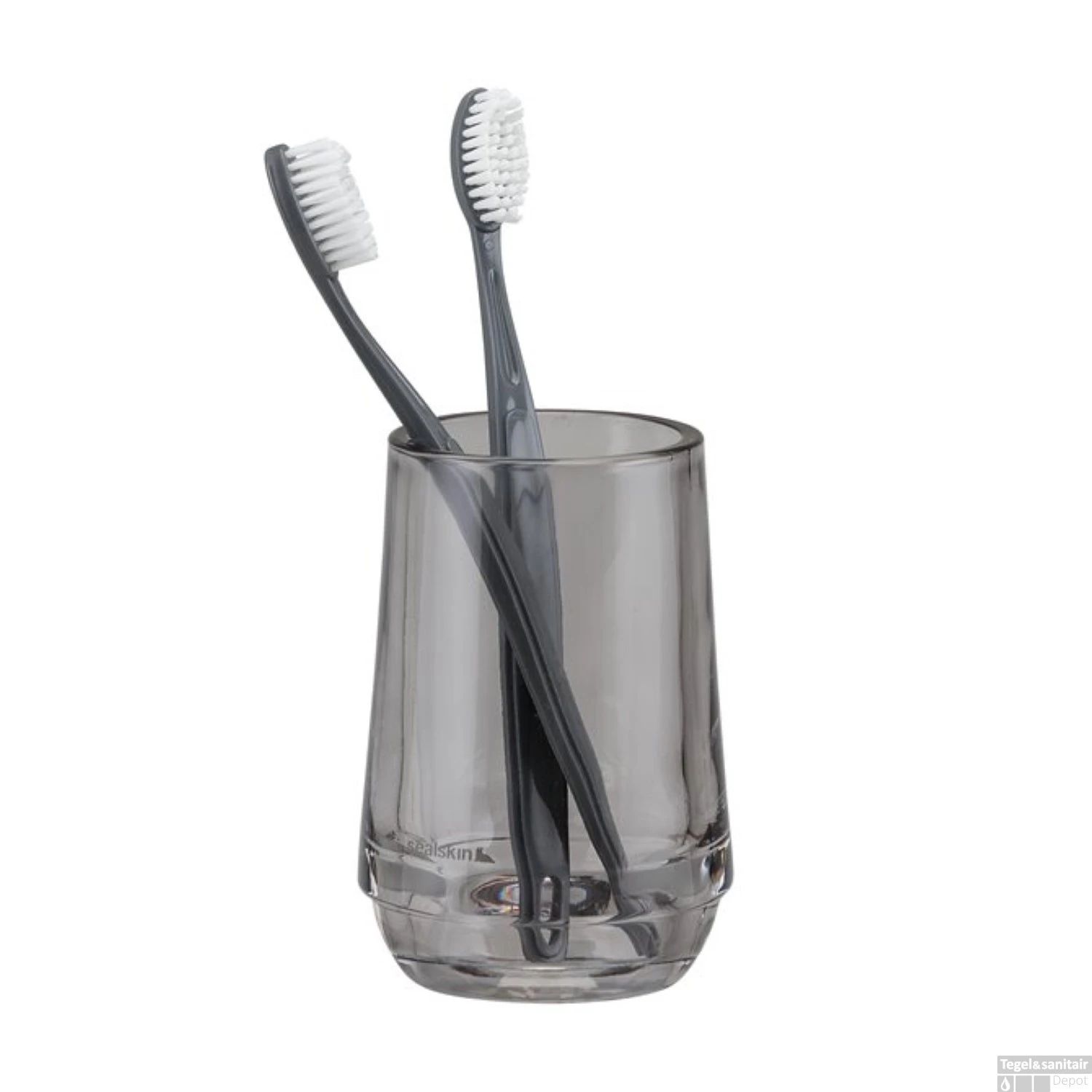 Tandenborstelbeker Vrijstaand Sealskin Mood Grijs 3 Tandenborstelbeker Vrijstaand Sealskin Mood Grijs