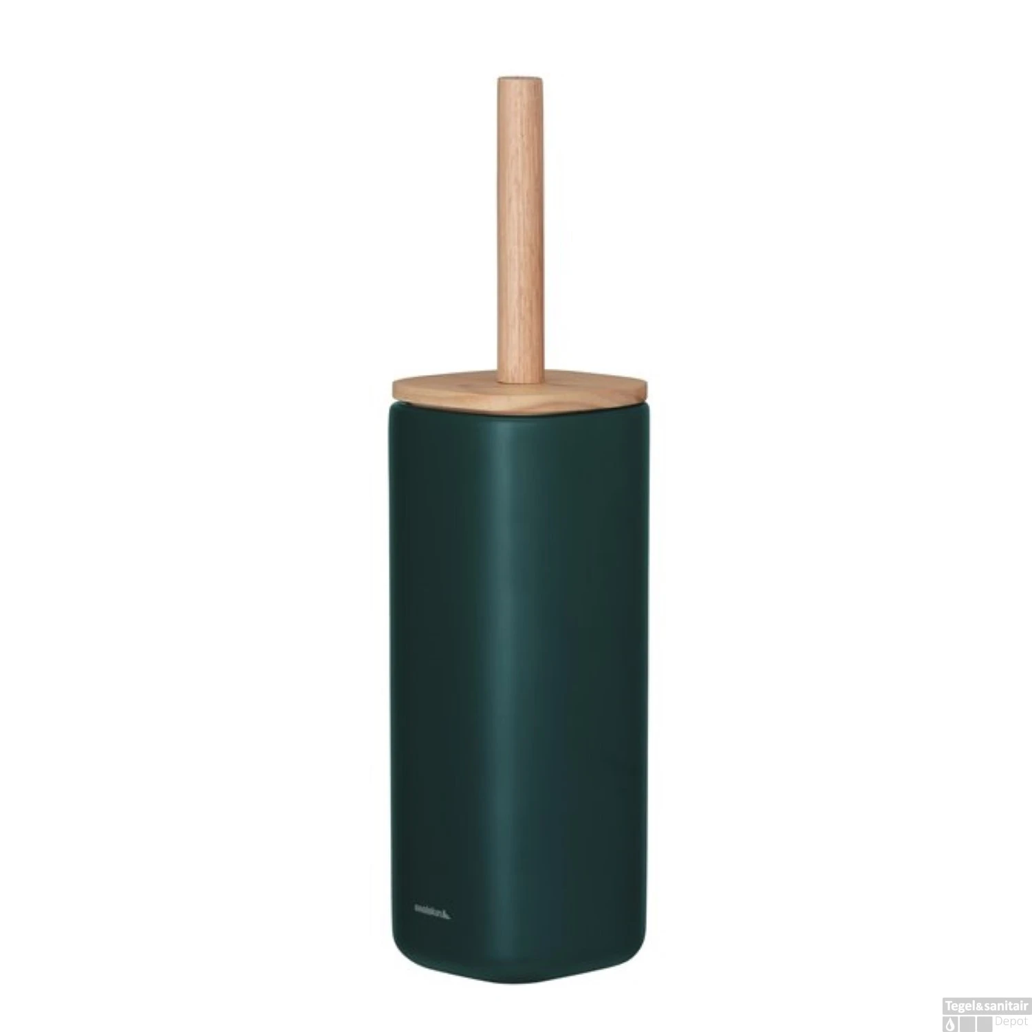 Toiletborstel Met Houder Sealskin Mind Donkergroen 4 Toiletborstel Met Houder Sealskin Mind Donkergroen - Afbeelding 2