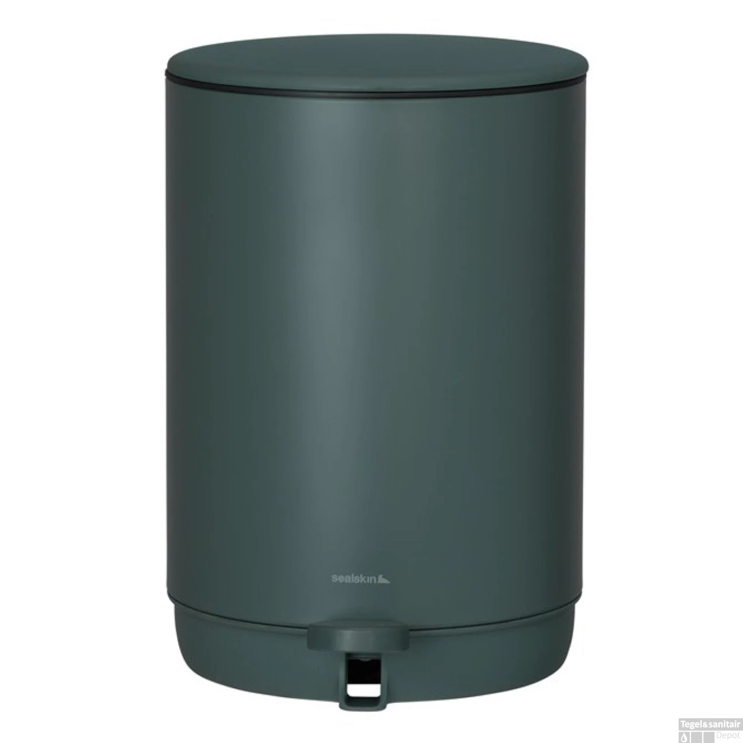 Pedaalemmer Vrijstaand Sealskin Mind 5 Liter Donkergroen 3 Pedaalemmer Vrijstaand Sealskin Mind 5 Liter Donkergroen