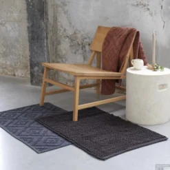 Badmat Sealskin Aztec 60x90 Cm Katoen Donkergrijs 11 Badmat Sealskin Aztec 60x90 Cm Katoen Donkergrijs -Goedkope Stijl Baden Winkel 800095 sfeer 4