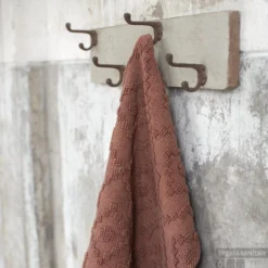 Badmat Sealskin Aztec 60x90 Cm Katoen Donkerroze 10 Badmat Sealskin Aztec 60x90 Cm Katoen Donkerroze -Goedkope Stijl Baden Winkel 800097 sfeer 3