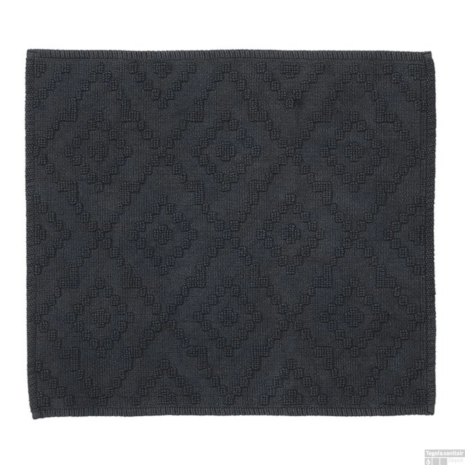 Badmat Sealskin Aztec 60x60 Cm Katoen Donkergrijs 3 Badmat Sealskin Aztec 60x60 Cm Katoen Donkergrijs