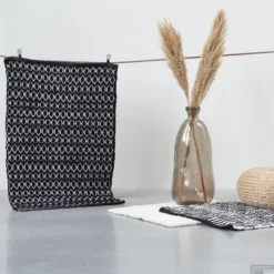 Badmat Sealskin Boho 60x90 Cm Polyester / Katoen Zwart 11 Badmat Sealskin Boho 60x90 Cm Polyester / Katoen Zwart -Goedkope Stijl Baden Winkel 800101 sfeer 3