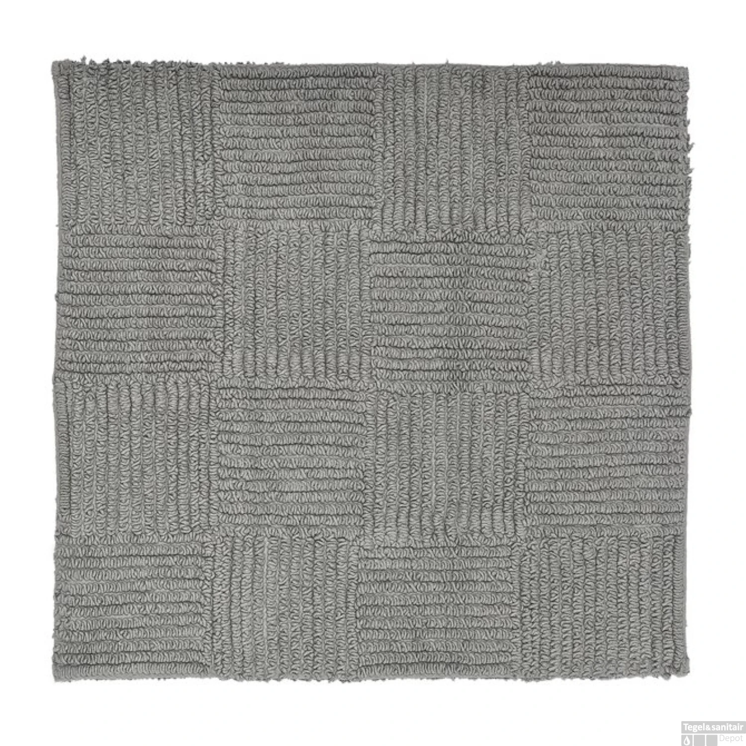 Badmat Sealskin Reverse 60x60 Cm Katoen Grijs 3 Badmat Sealskin Reverse 60x60 Cm Katoen Grijs