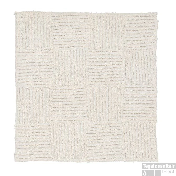 Badmat Sealskin Reverse 60x60 Cm Katoen Ivoor 4 Badmat Sealskin Reverse 60x60 Cm Katoen Ivoor - Afbeelding 2