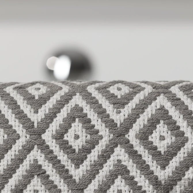 Badmat Sealskin Trellis 60x60 Cm Katoen Grijs 5 Badmat Sealskin Trellis 60x60 Cm Katoen Grijs - Afbeelding 3