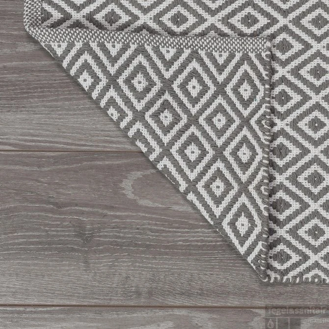 Badmat Sealskin Trellis 60x60 Cm Katoen Grijs 4 Badmat Sealskin Trellis 60x60 Cm Katoen Grijs - Afbeelding 2