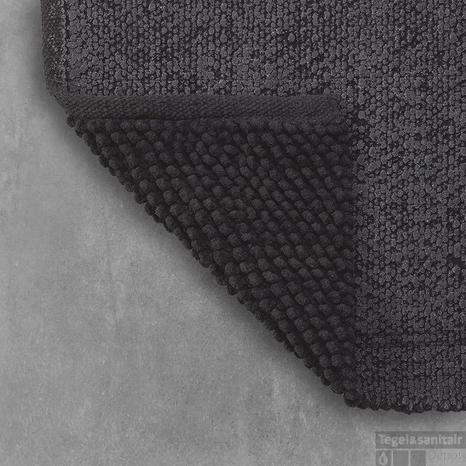 Badmat Sealskin Delhi 60x60 Cm Katoen Donkergrijs 4 Badmat Sealskin Delhi 60x60 Cm Katoen Donkergrijs - Afbeelding 2