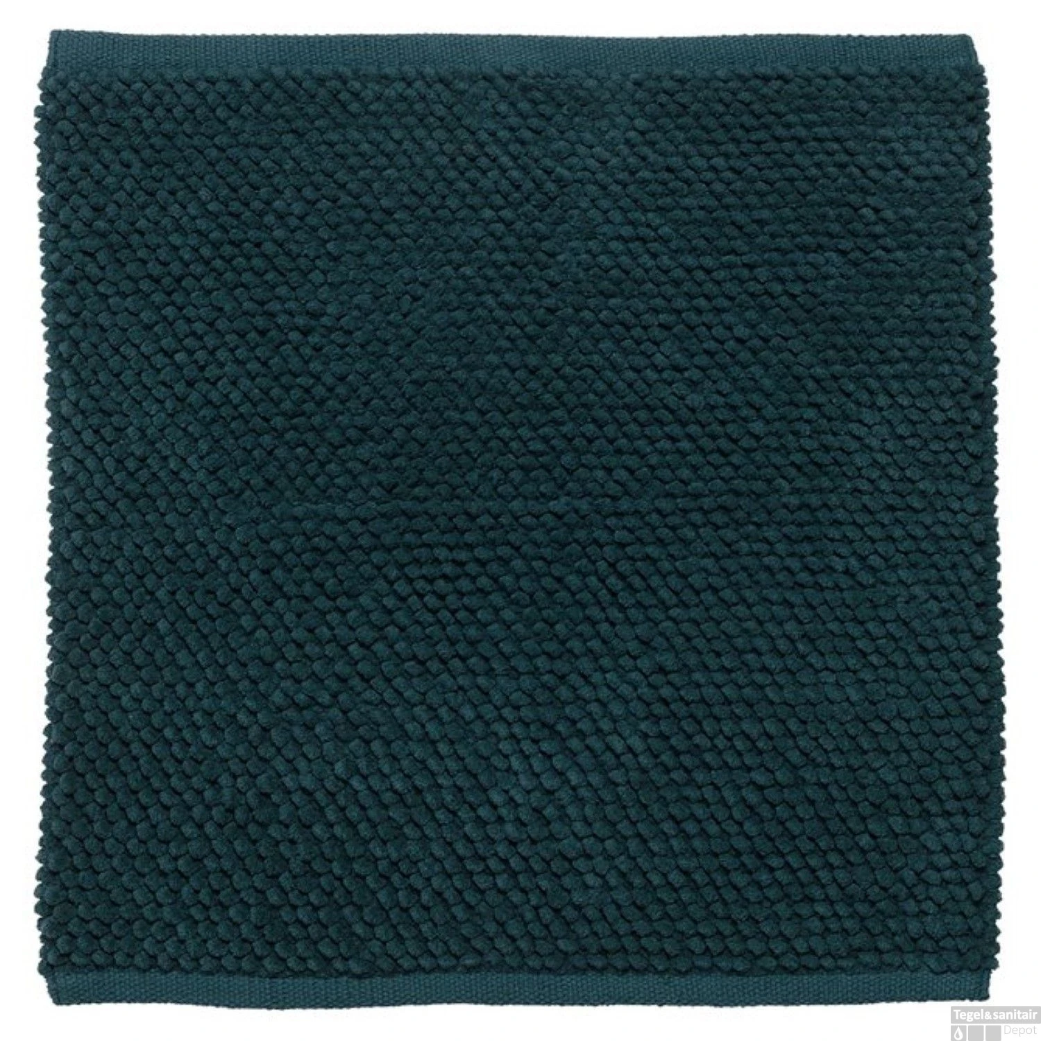 Badmat Sealskin Delhi 60x60 Cm Katoen Donkergroen 4 Badmat Sealskin Delhi 60x60 Cm Katoen Donkergroen - Afbeelding 2