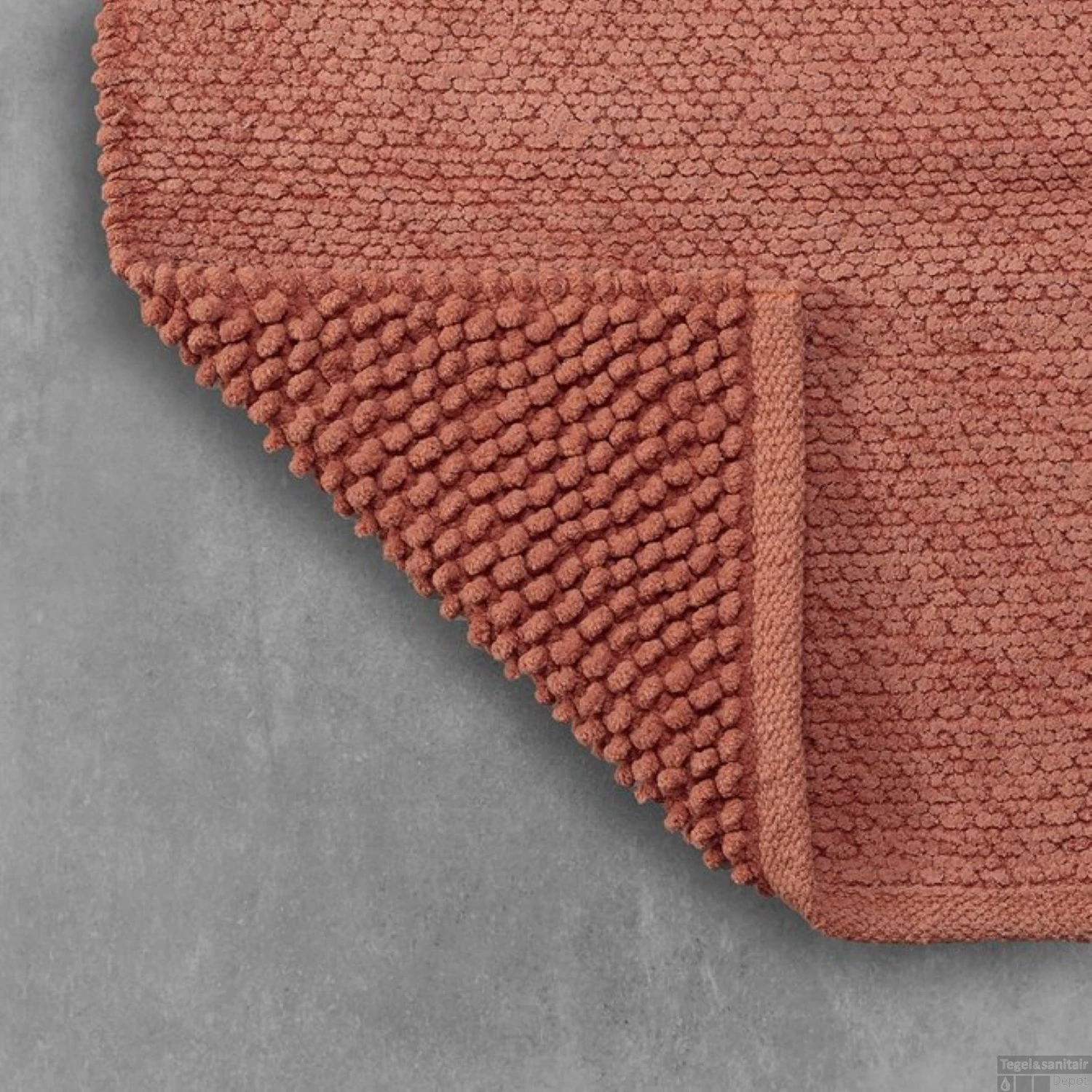 Badmat Sealskin Delhi 60x60 Cm Katoen Donkerroze 5 Badmat Sealskin Delhi 60x60 Cm Katoen Donkerroze - Afbeelding 3