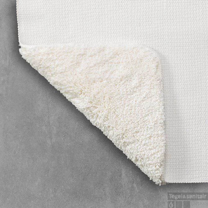 Sealskin Angora Toiletmat 55x60 Cm Polyester Off-white 4 Sealskin Angora Toiletmat 55x60 Cm Polyester Off-white - Afbeelding 2