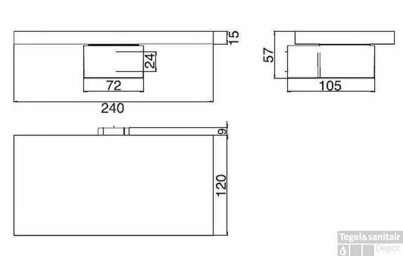 Emco Liaison Planchet 24 Cm. Metaal Voor Railsysteem Chroom 4 Emco Liaison Planchet 24 Cm. Metaal Voor Railsysteem Chroom - Afbeelding 2