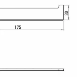 Emco Loft Reserverolhouder Horizontaal Chroom -Goedkope Stijl Baden Winkel 83386