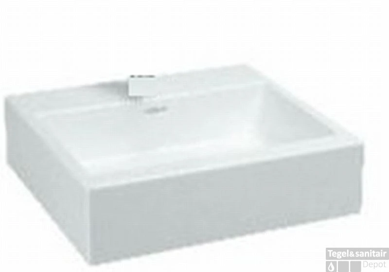 Laufen Living City Opbouw Wastafel 50x46cm.zonder Kraangat Wit 3 Laufen Living City Opbouw Wastafel 50x46cm.zonder Kraangat Wit