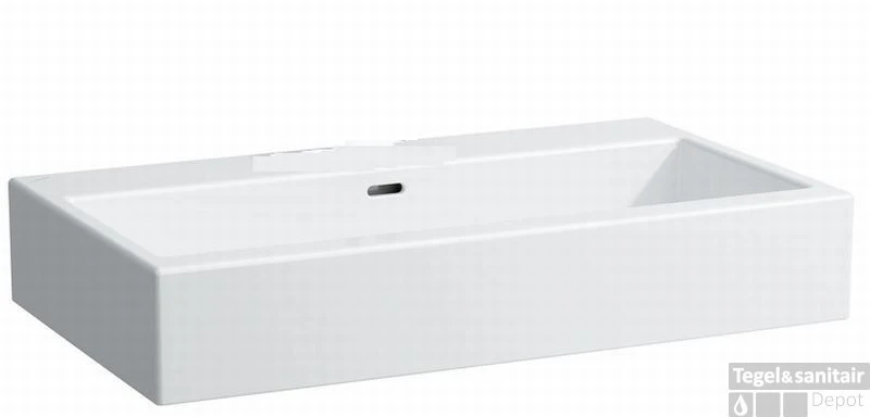 Laufen Living City Wastafel 80x46 Cm. Zonder Kraangat Wit 3 Laufen Living City Wastafel 80x46 Cm. Zonder Kraangat Wit