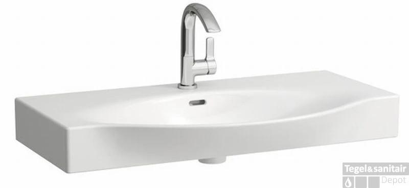 Laufen Palace Meubelwastafel 90x51 Cm. 1x Kr.gat M/overloop Wit 3 Laufen Palace Meubelwastafel 90x51 Cm. 1x Kr.gat M/overloop Wit